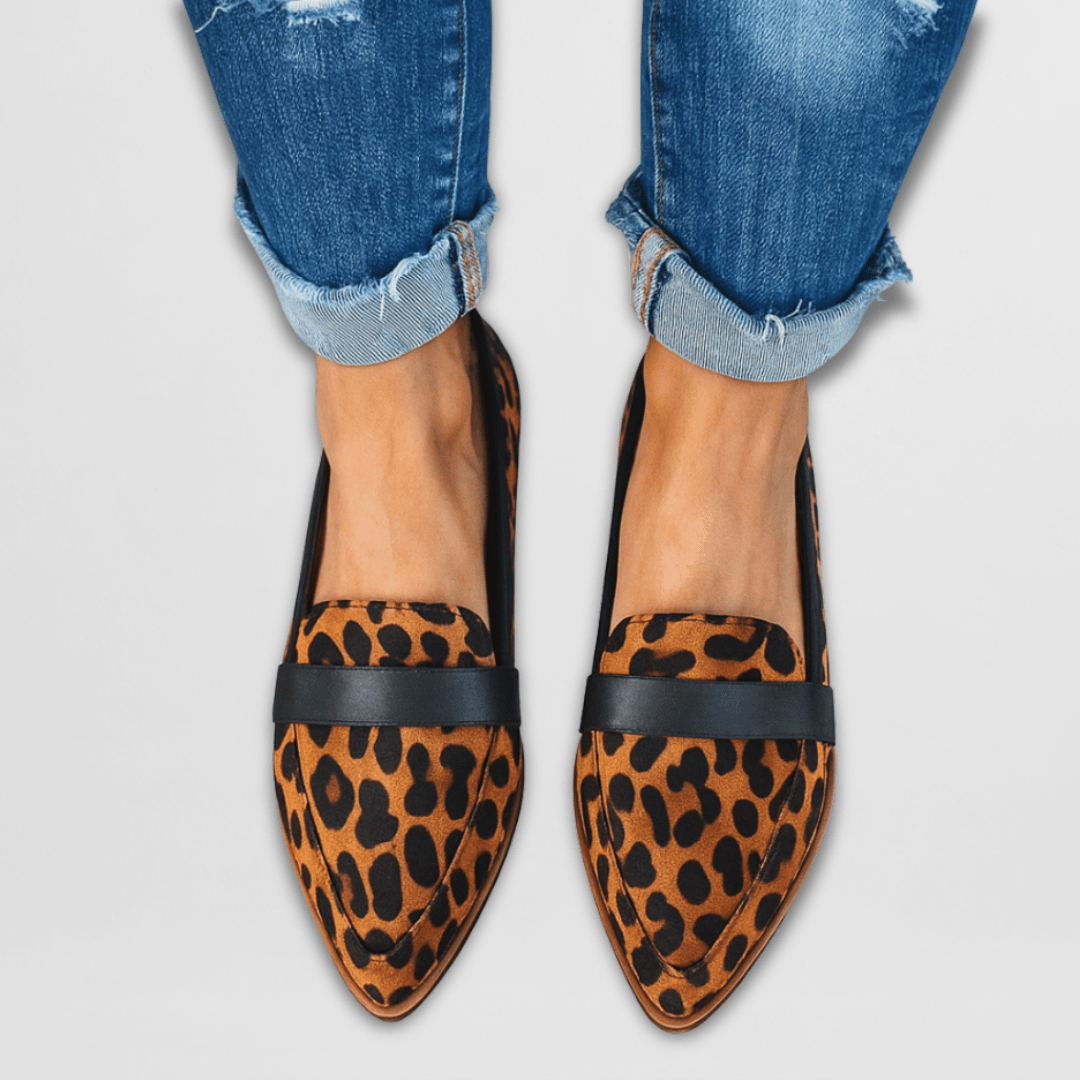 Helen Orthopedic Soft Suede Loafers - Elena Harper