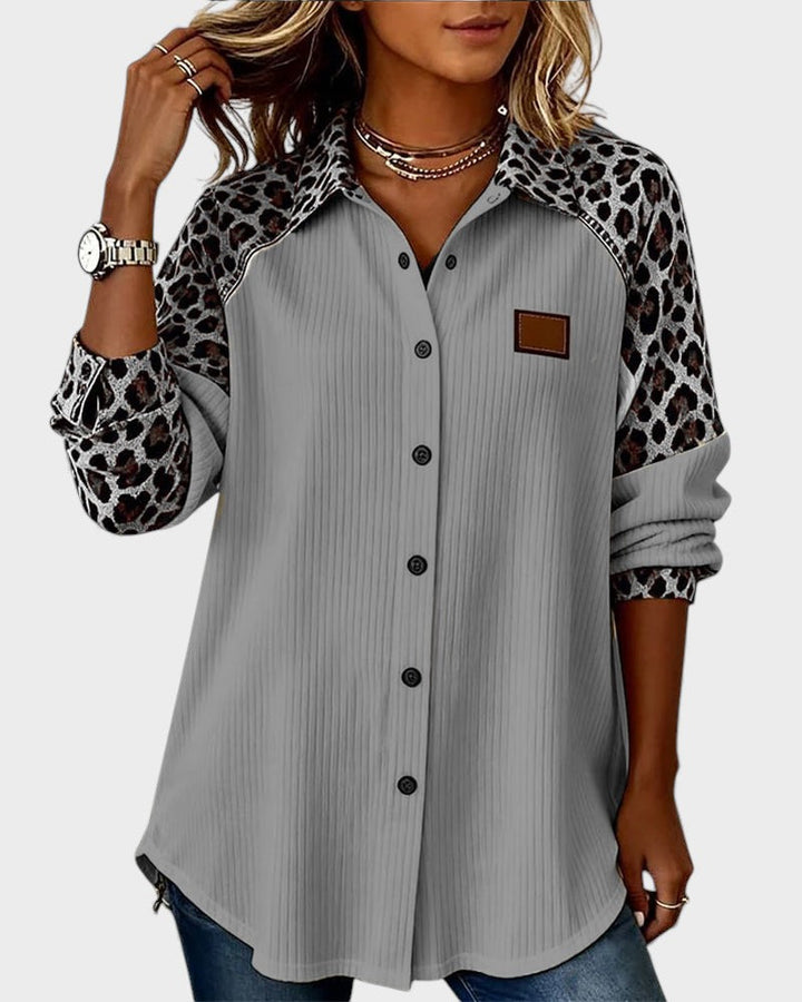 Women's Leopard Print Shirt | Casual & Chic
