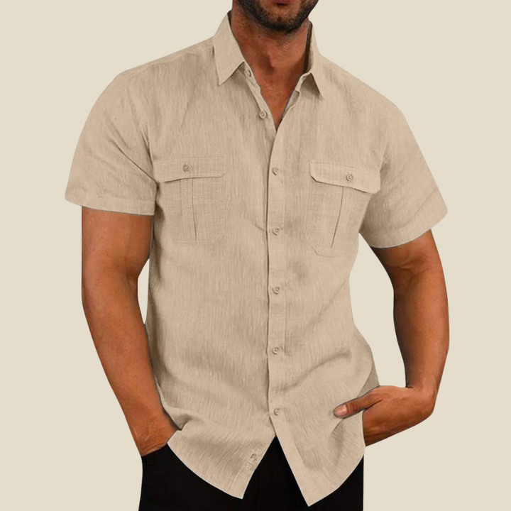 ELENA HARPER™  |  TEXTURED POCKET SHIRT FOR MEN