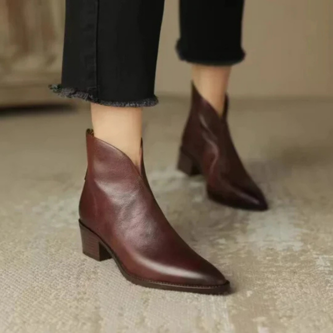Carolyn Luxury Ankle Boots - Elena Harper