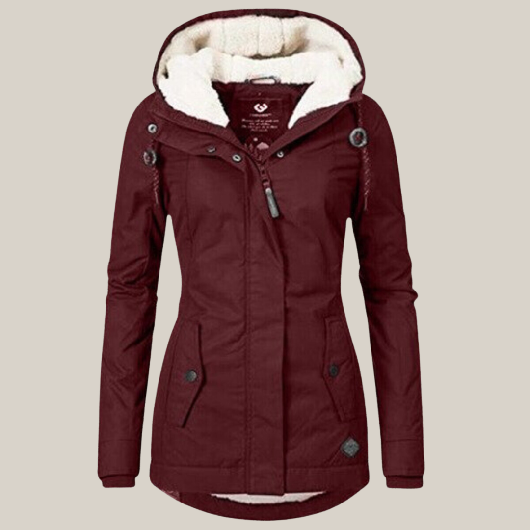 Camille - Elegant Fur-Lined Parka