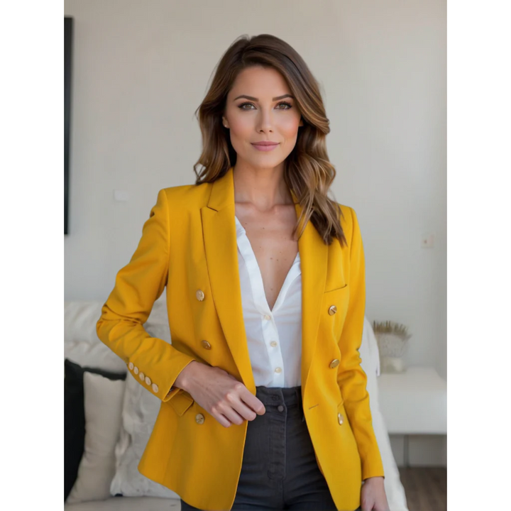 Vanessa - Elegant luxury cotton blazer for women
