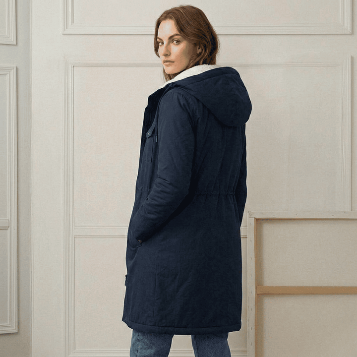WINTER PARKA WITH FLEECE LINING FOR WOMEN