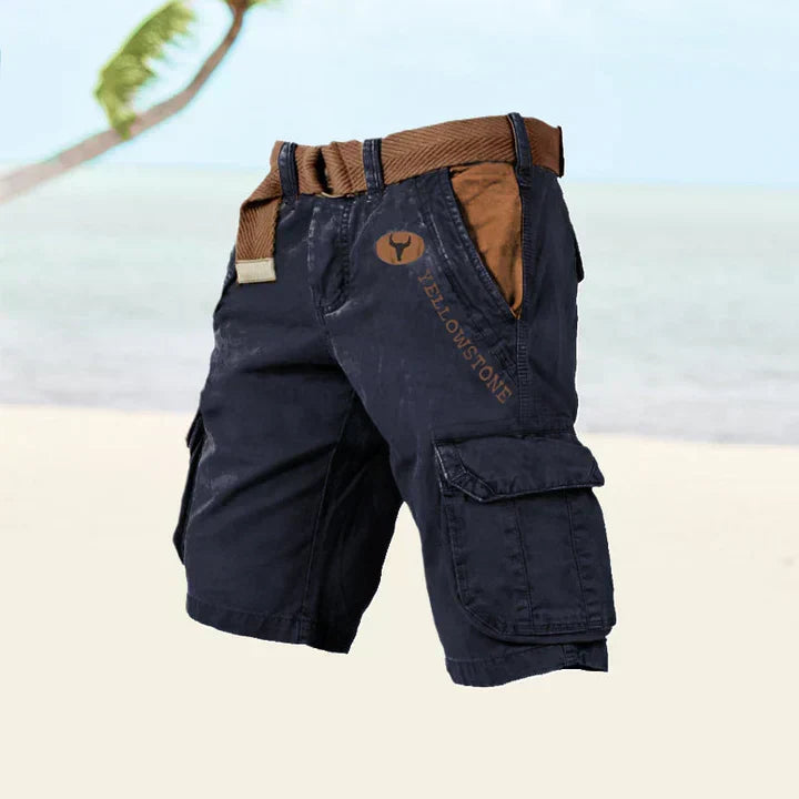 Ludolf Comfortable Cargo Shorts, view 5 - Elena Harper