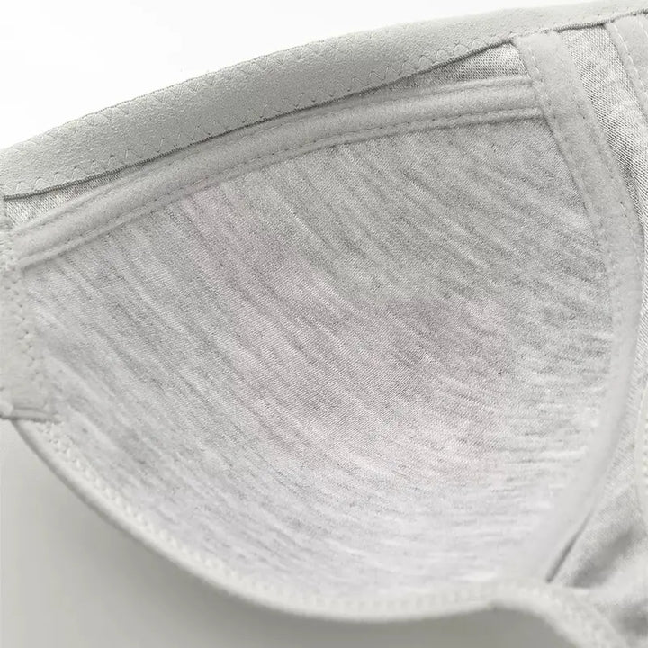 Enrica Wireless Support Bra with Hook Closure, view 6 - Elena Harper