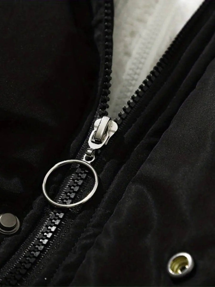 Women's Luxury Winter Puffer Jacket with Plush Hood
