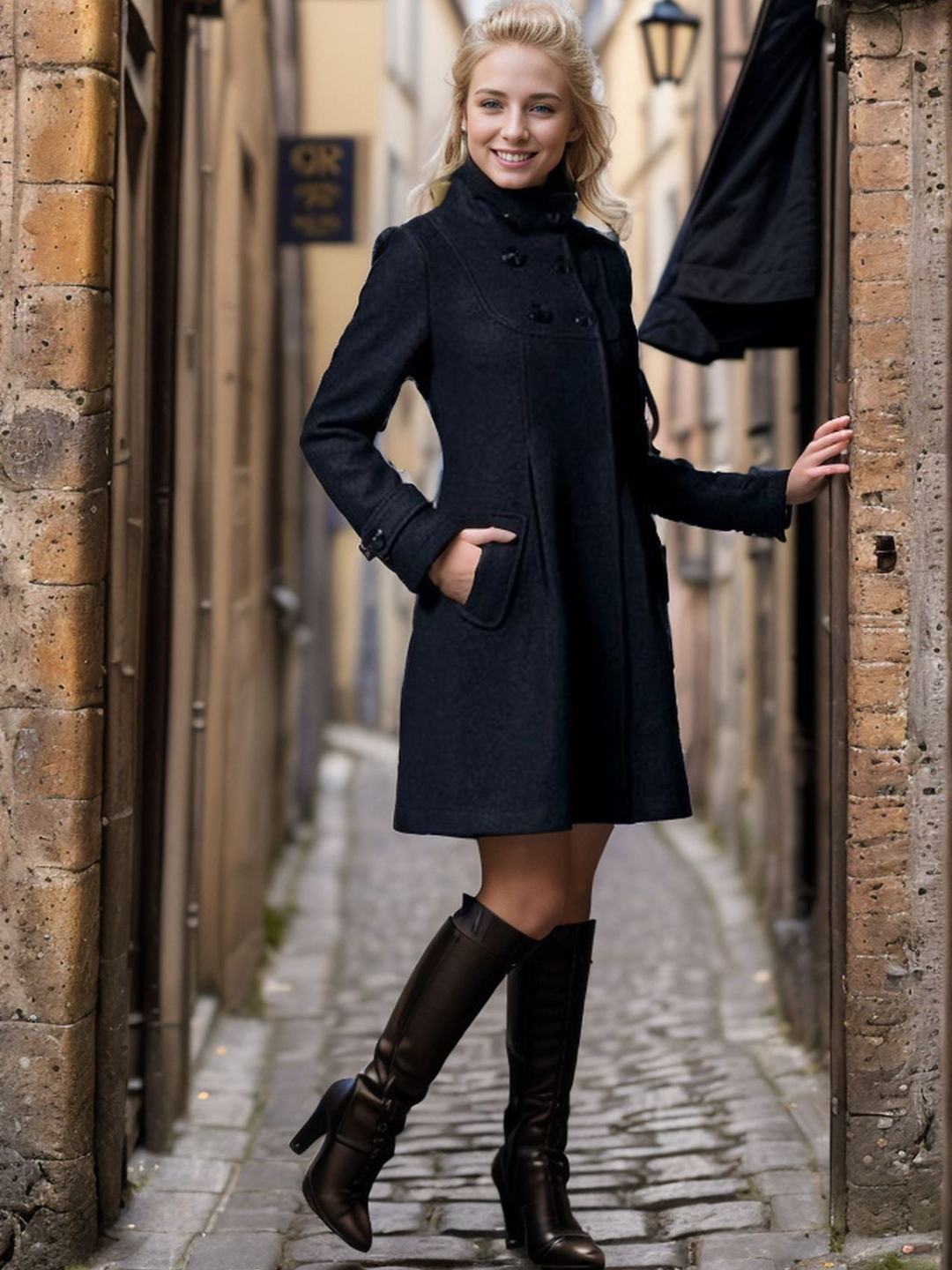 Solveig™ | Elegant Women's Coat with Hood