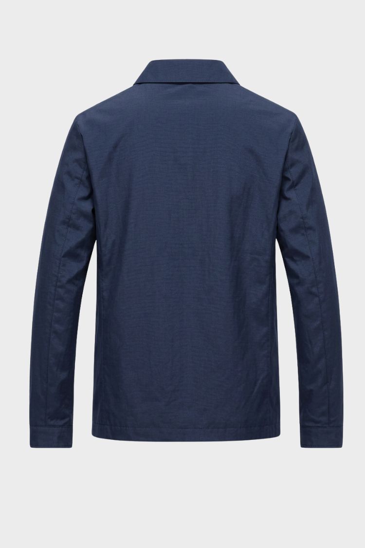 Men's Harrington Jacket | Lapel Collar & Zipper