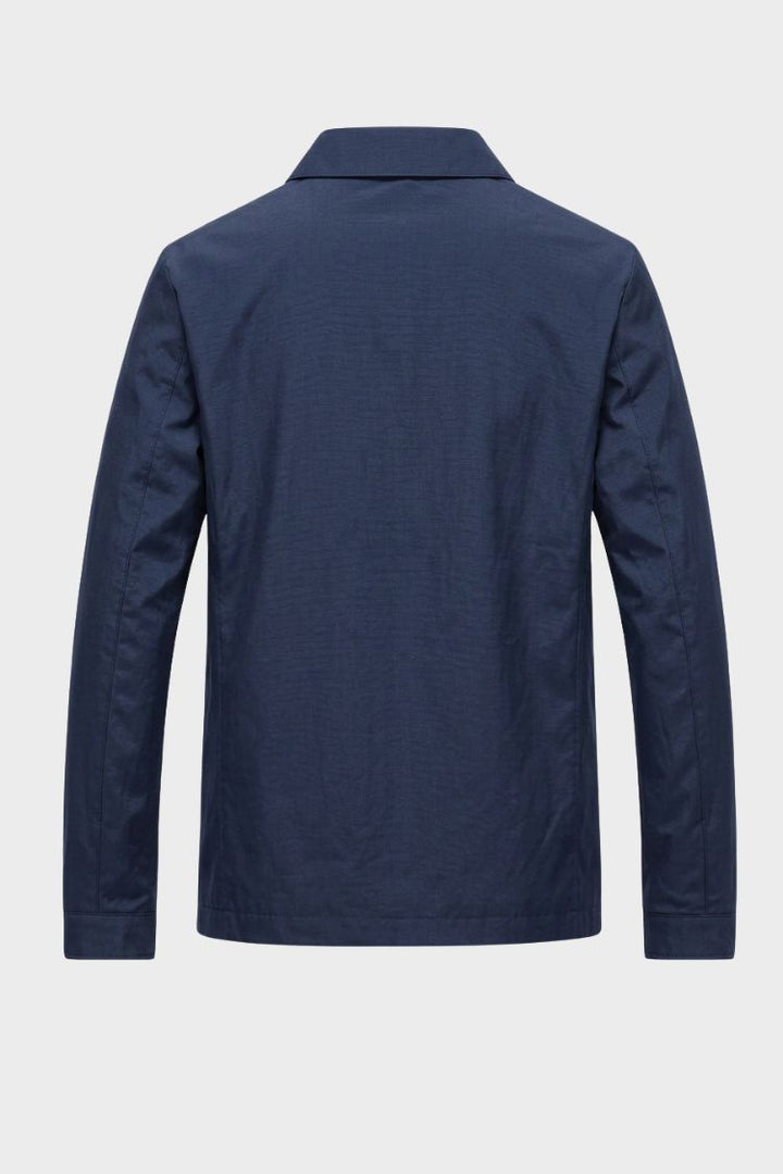 Men's Harrington Jacket | Lapel Collar & Zipper