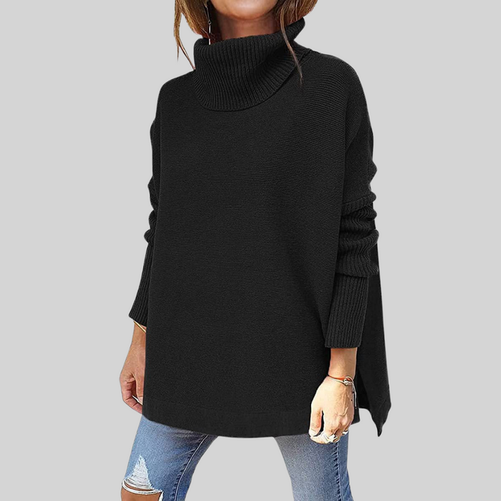 Annelise Oversized Roll-Neck Sweater - Elena Harper