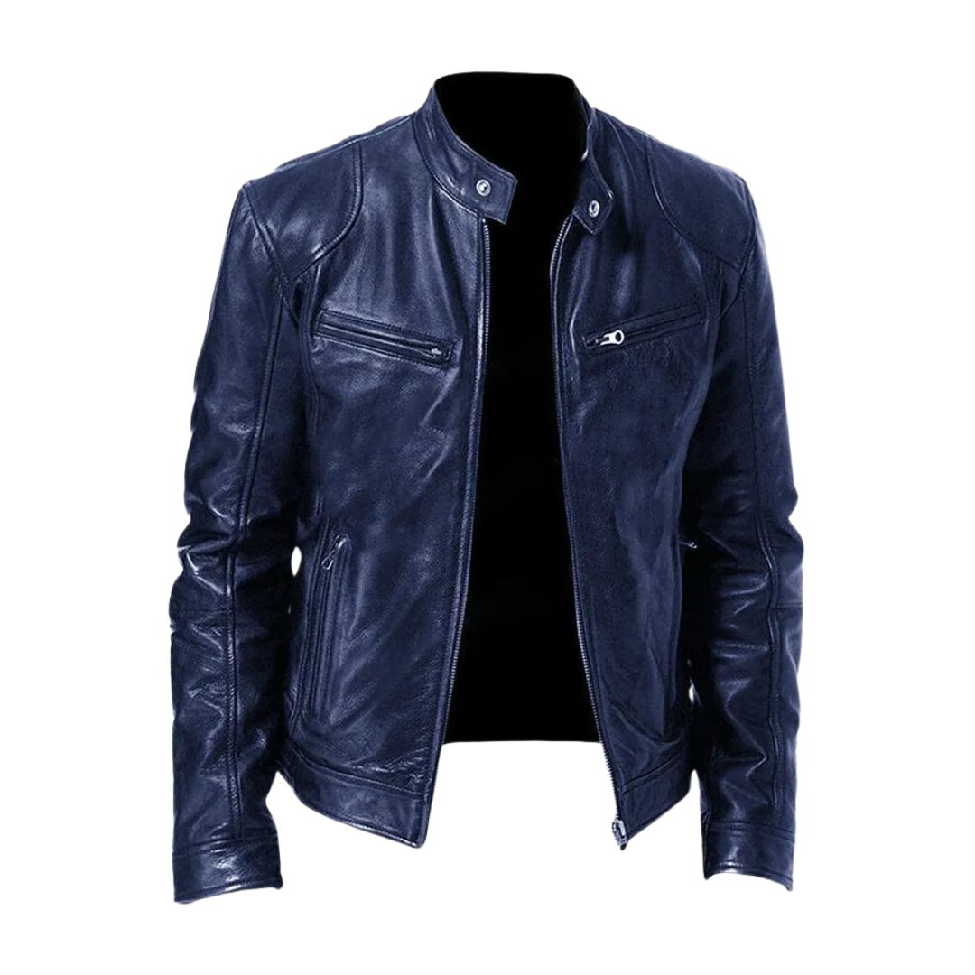 LAURENT MONACO | SLIM FIT HIGH COLLAR JACKET FOR MEN