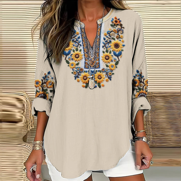 Elegantly Designed Blouse, view 4 - Elena Harper