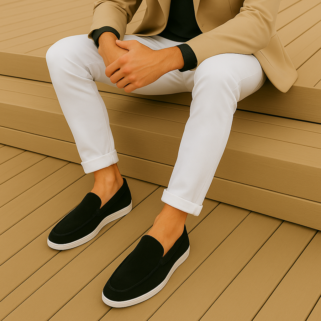 Elegant suede loafers
