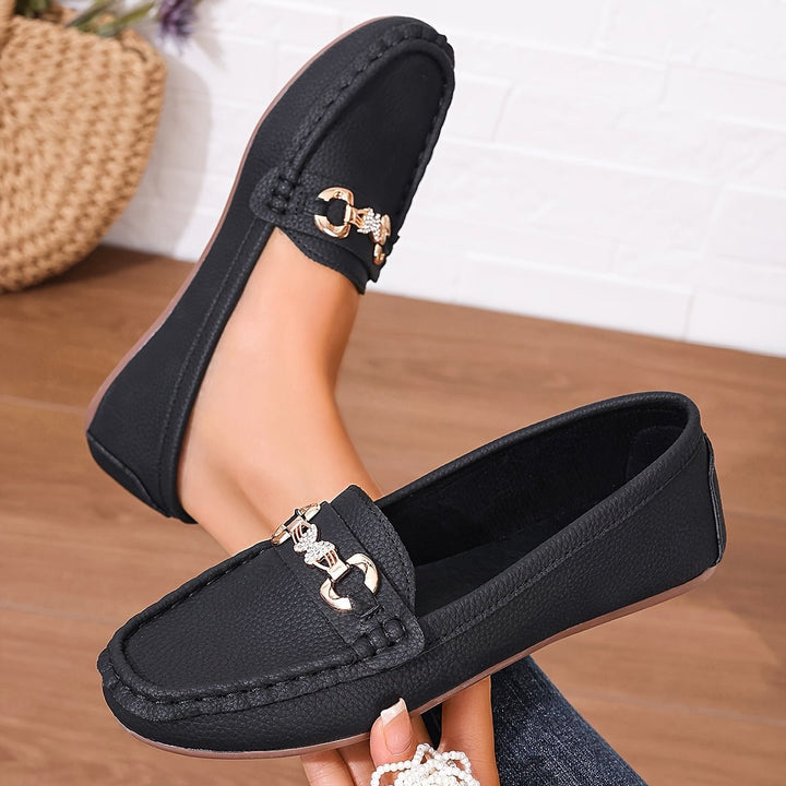 Sofia | Elegant Women's Loafers with Decorative Buckle