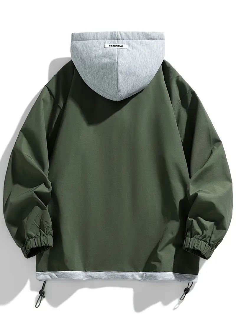 Carson Casual Hoodie Jacket with Pocket, view 7 - Elena Harper