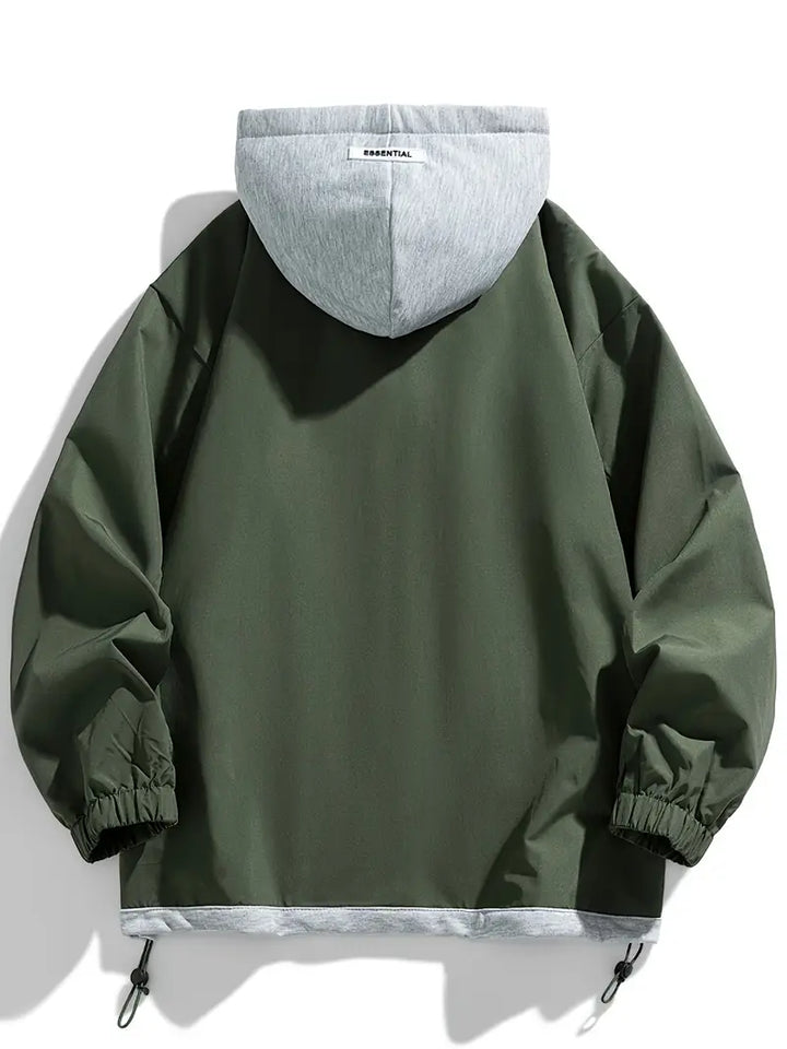 Carson Casual Hoodie Jacket with Pocket, view 7 - Elena Harper