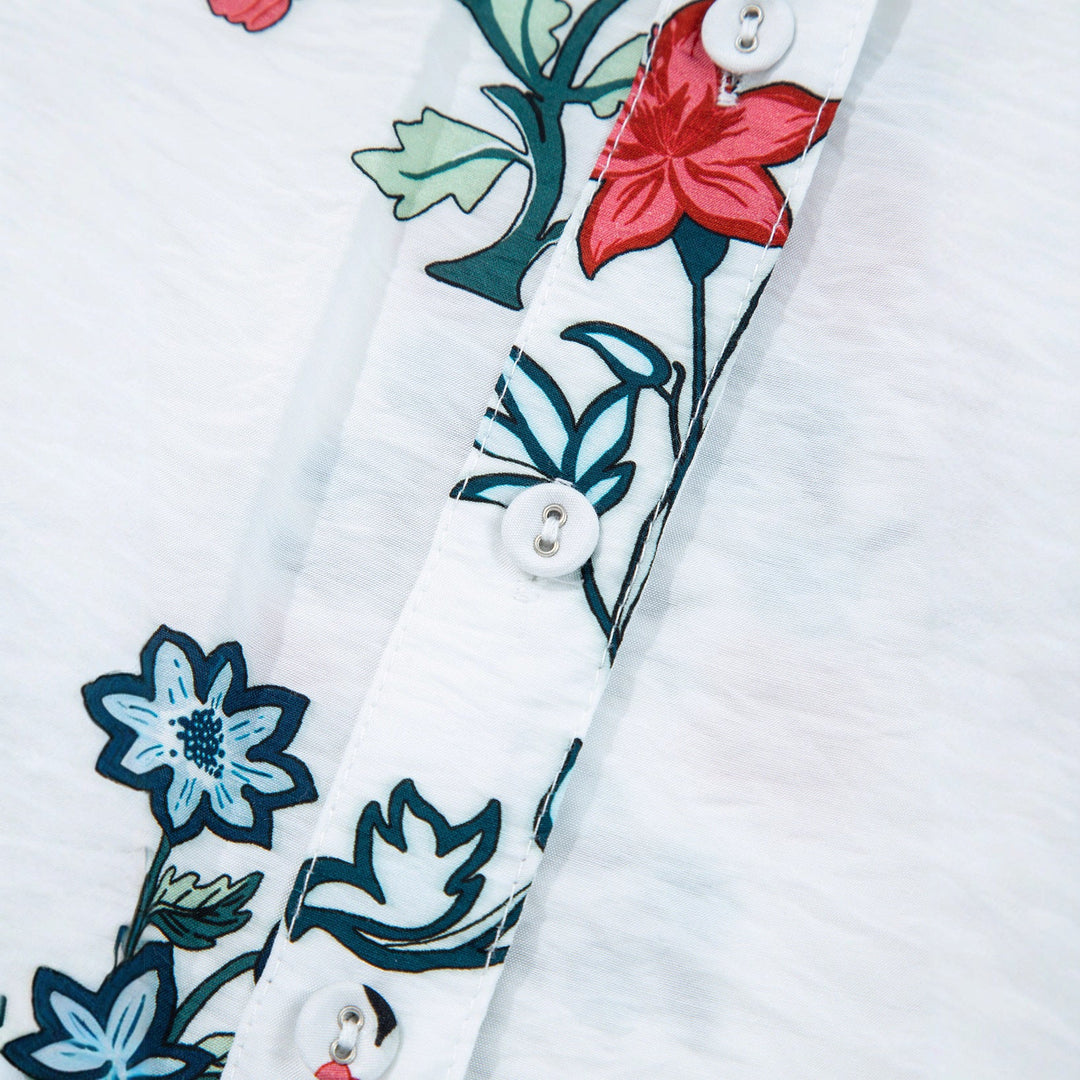 Women's Printed Chiffon Blouse - Light and Elegant