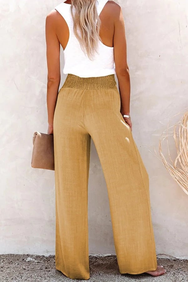 CECILIA - HIGH-WAIST RELAXED PANTS