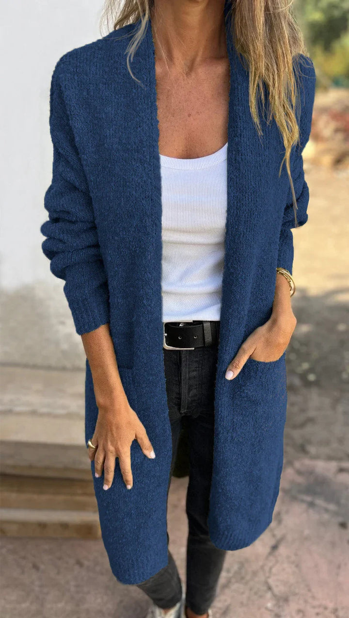 Helena Cozy Knit Coat, view 10 - Elena Harper
