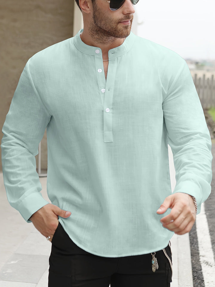 ELENA HARPER™  |  BOAT NECK SHIRT FOR MEN