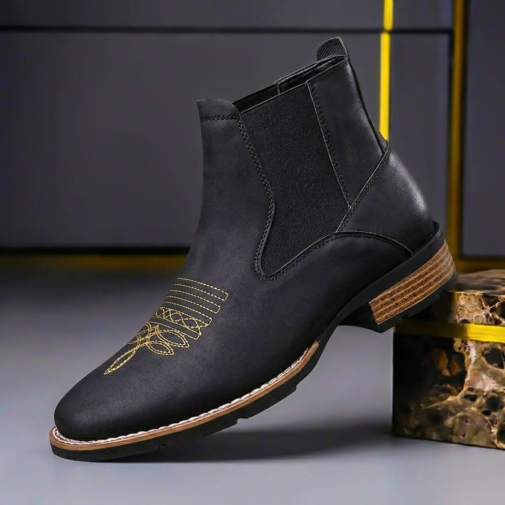 Gabriel | Vintage Chelsea Boots Made of Genuine Leather