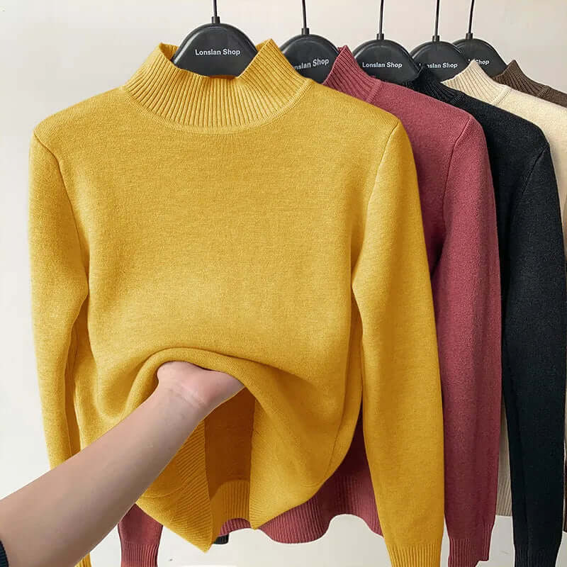 Women's Plush Knitted Sweater