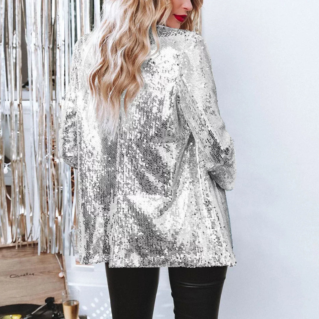 Trendy Sequin Blazer Olivia, view 3 - Elena Harper