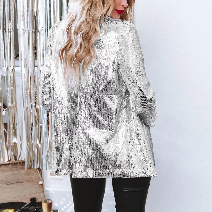 Trendy Sequin Blazer Olivia, view 3 - Elena Harper