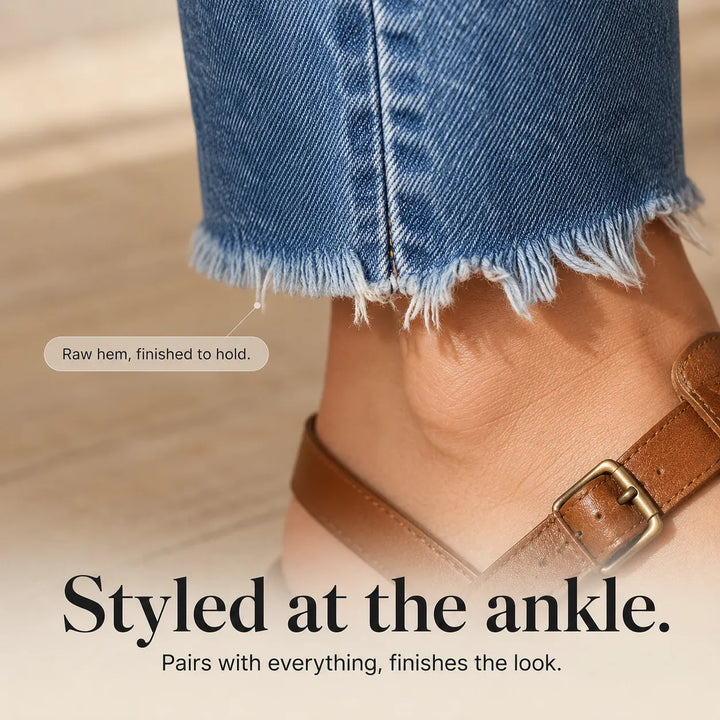 Denara Soft Stretch Distressed Cropped Jeans for Women - Elena Harper
