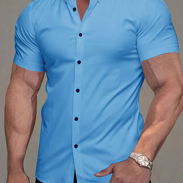 LAURENT MONACO | SLIM-FIT SUMMER SHIRT FOR MEN