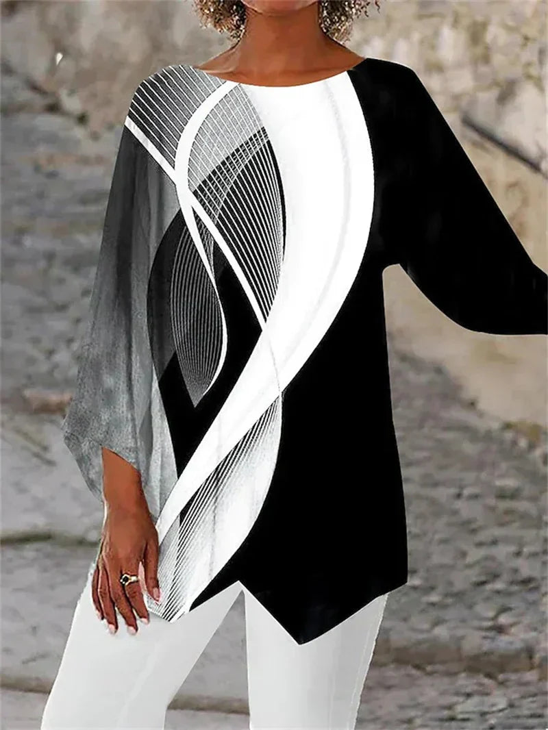 TARA – SPARKLING BUTTERFLY TUNIC TOP