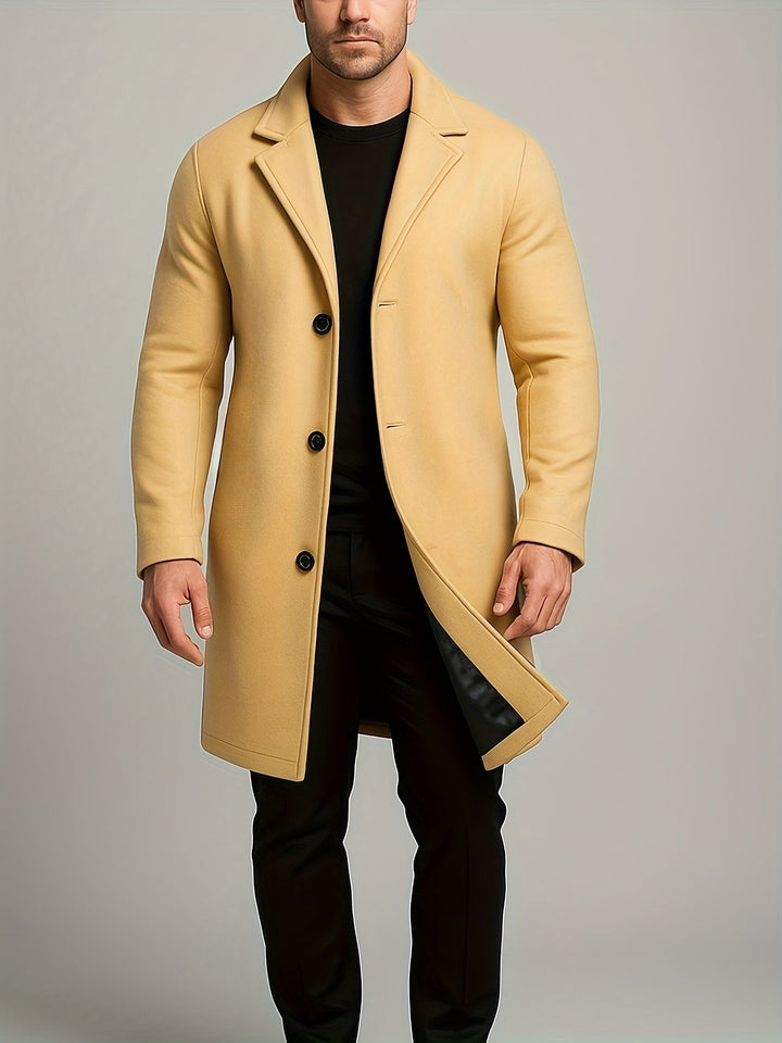 ELENA HARPER™  |  CLASSIC BUTTON COAT FOR MEN