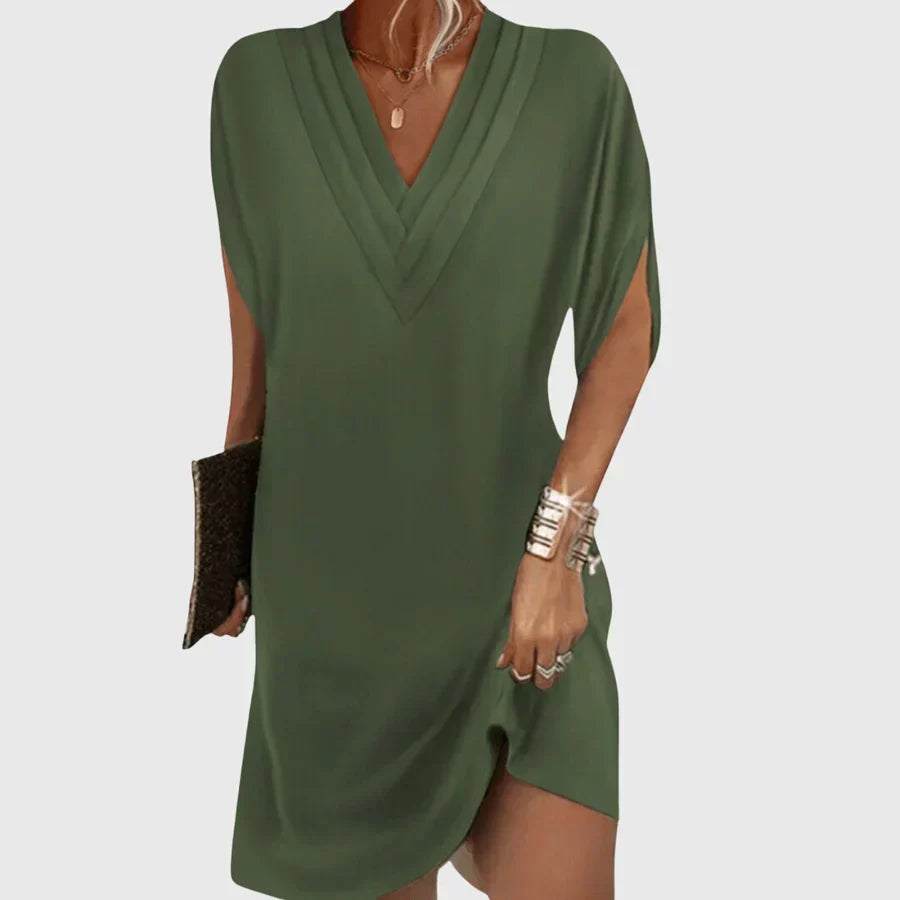 Anita Elegant Tummy-Hiding Dress - Elena Harper