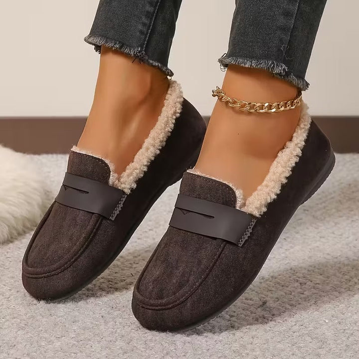 Adley Lined Winter Moccasins, view 4 - Elena Harper
