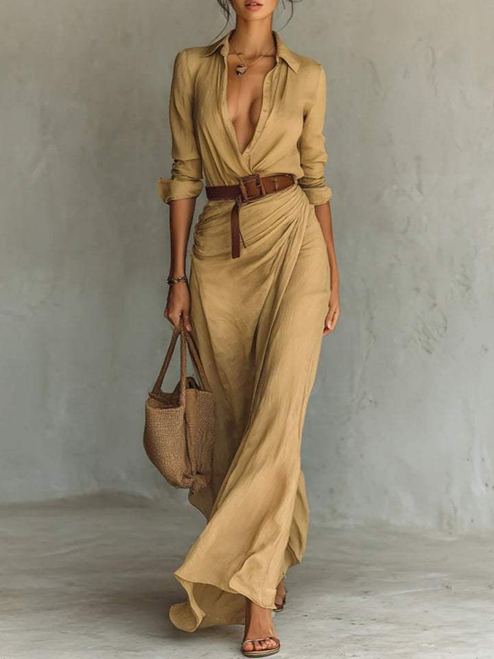 Cassy Resort Chic Shirt Dress - Elena Harper
