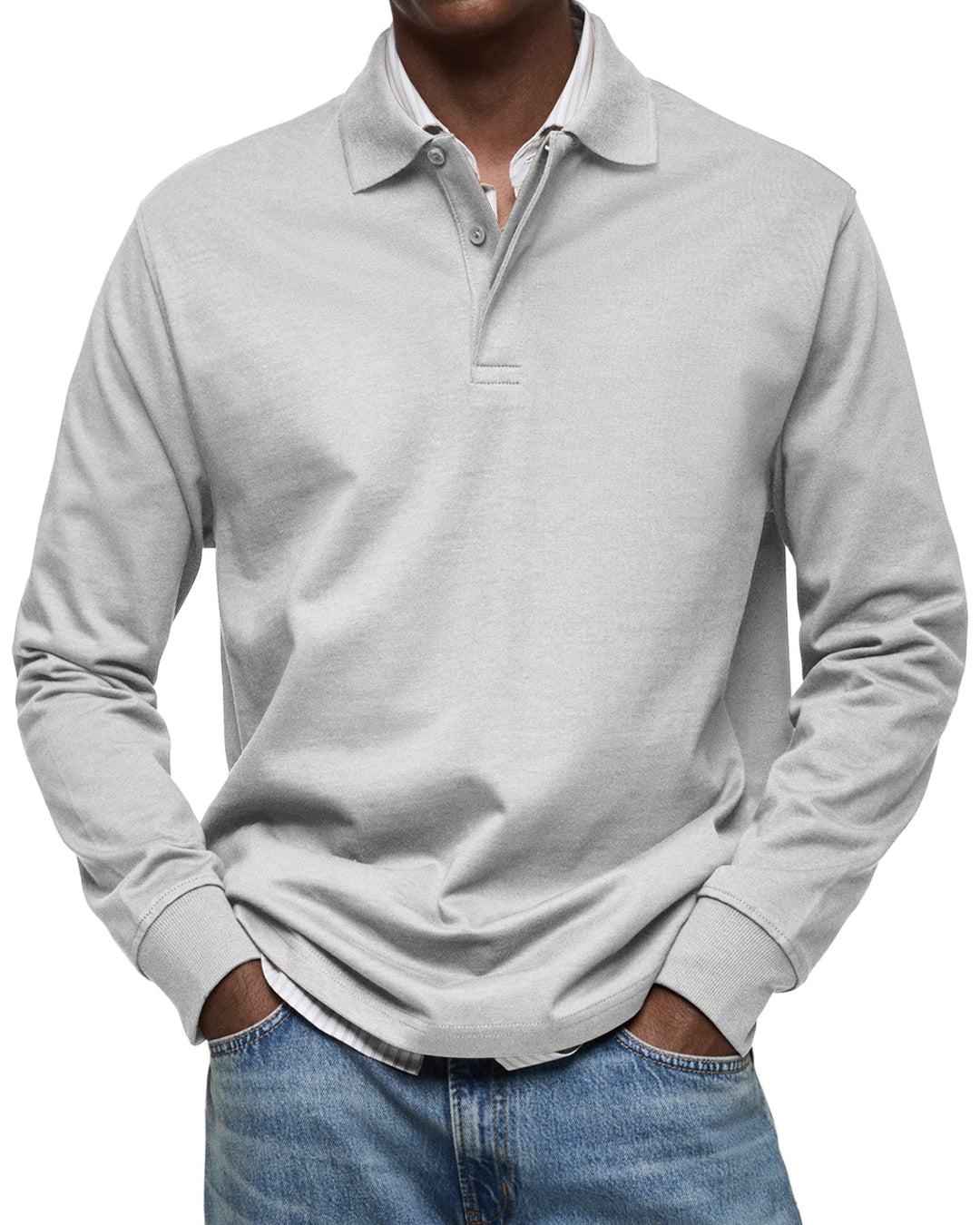 Luxury Long-sleeved Polo - Elena Harper