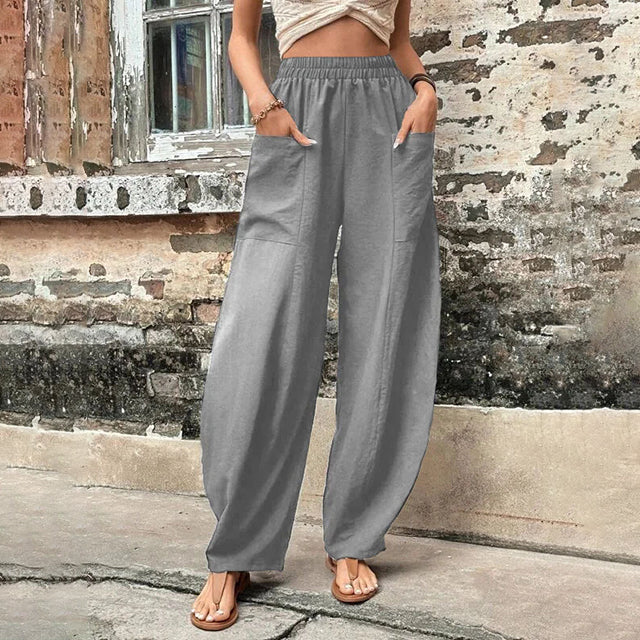 Vanna Fluid Pants, view 2 - Elena Harper
