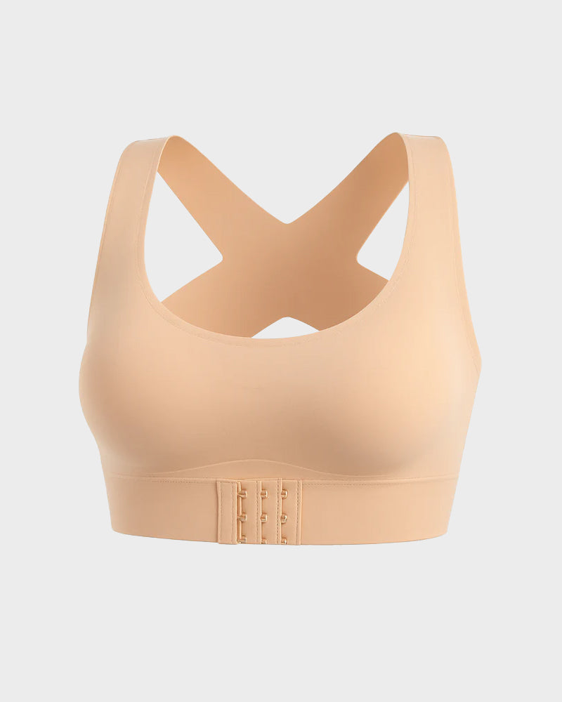 Comfortable Women's Bra with Crossed Straps
