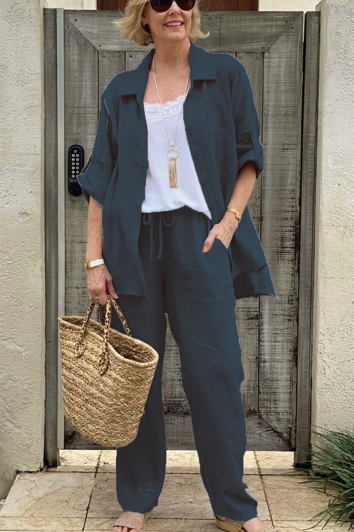 Adler Two-Piece Casual Set for Summer, view 8 - Elena Harper