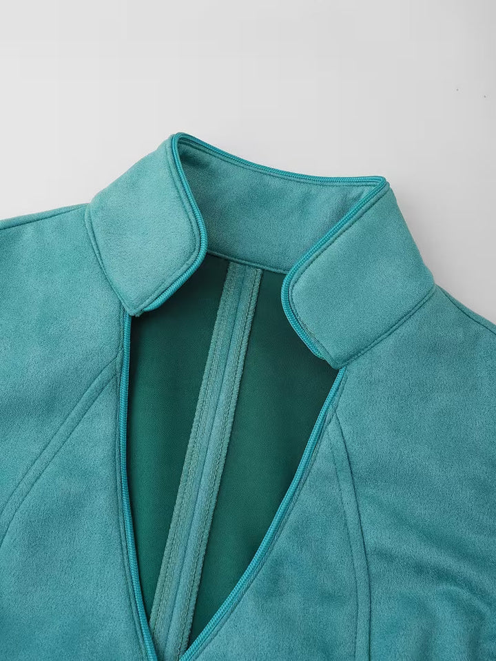 Lrina Tailored Vest in Bohemian Style, view 3 - Elena Harper