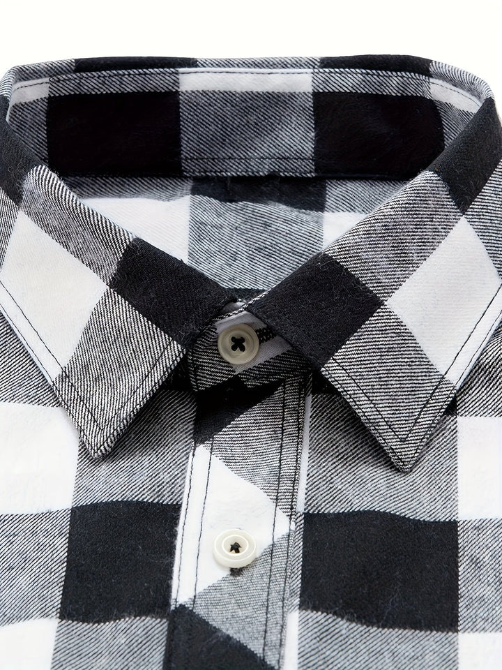 Marius | Classic and Versatile Men's Flannel Shirt in Lumberjack Style