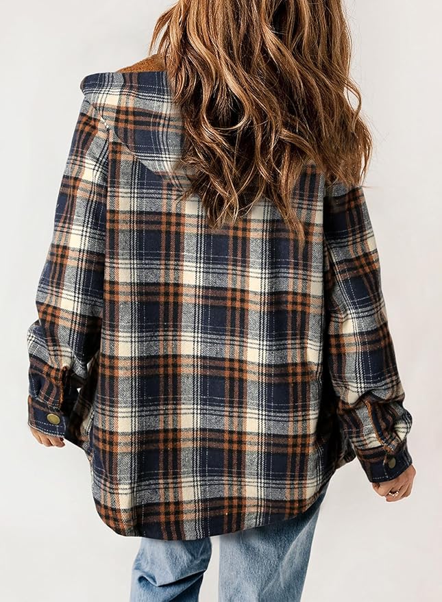 Elvessa | Plaid Flanel Jacket