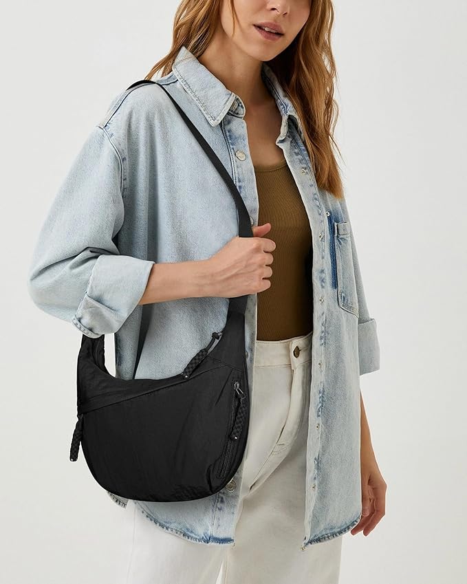 Brandary Ultra-Light Nylon Crossbody Bag - Elena Harper