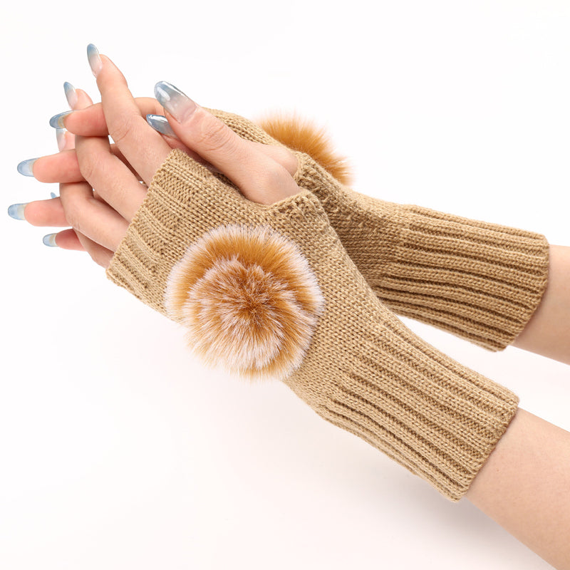 Warm Solid Color Gloves