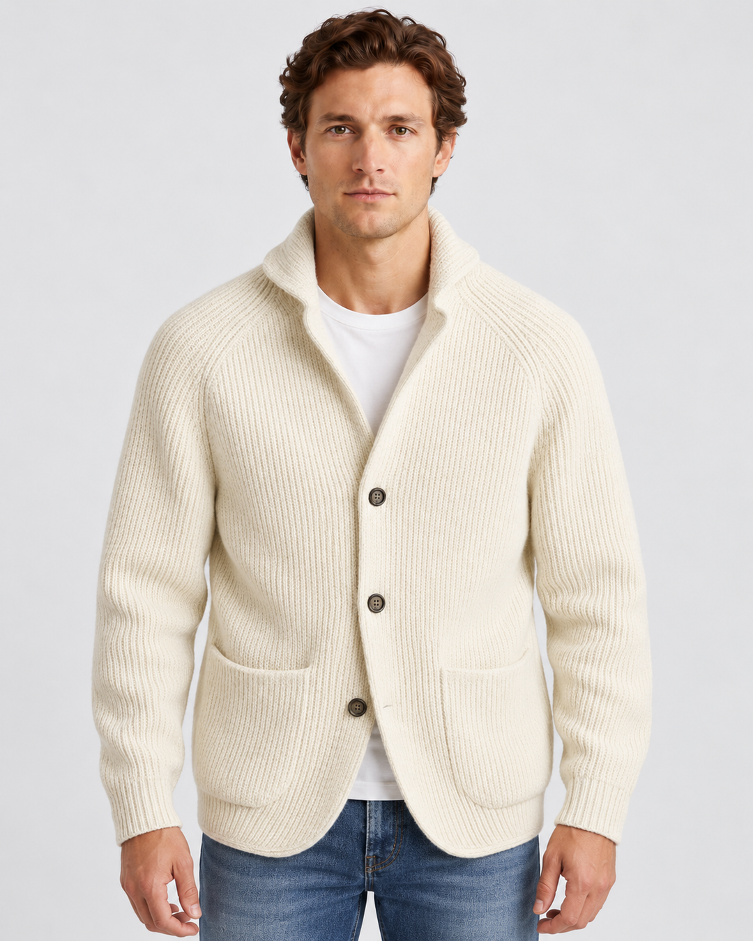 Men's Shawl Collared Knit Vest