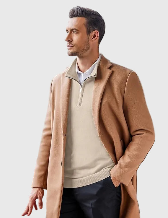 Adrián Zippered Neck Sweater - Elena Harper