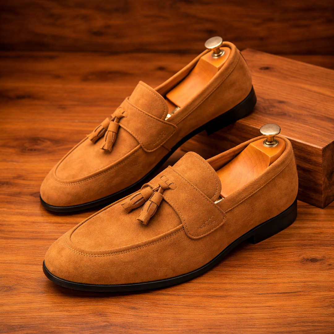 Authentic Suede Loafers - Elena Harper