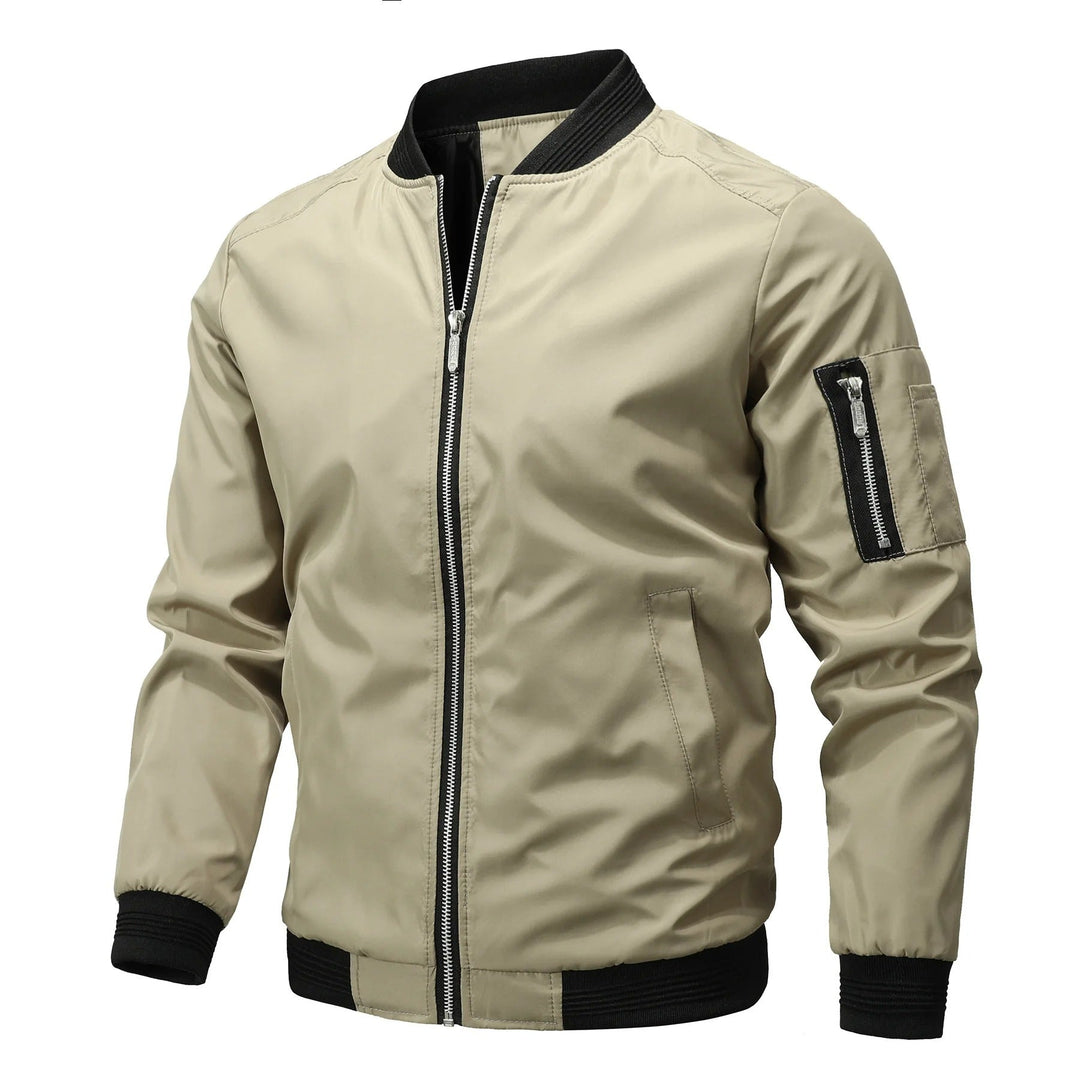 Niklas | Men's Classic Bomber Jacket Transitional Jacket with Ribbed Cuffs