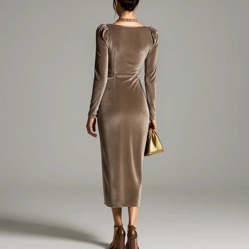 Long Velvet Dress - Nareen