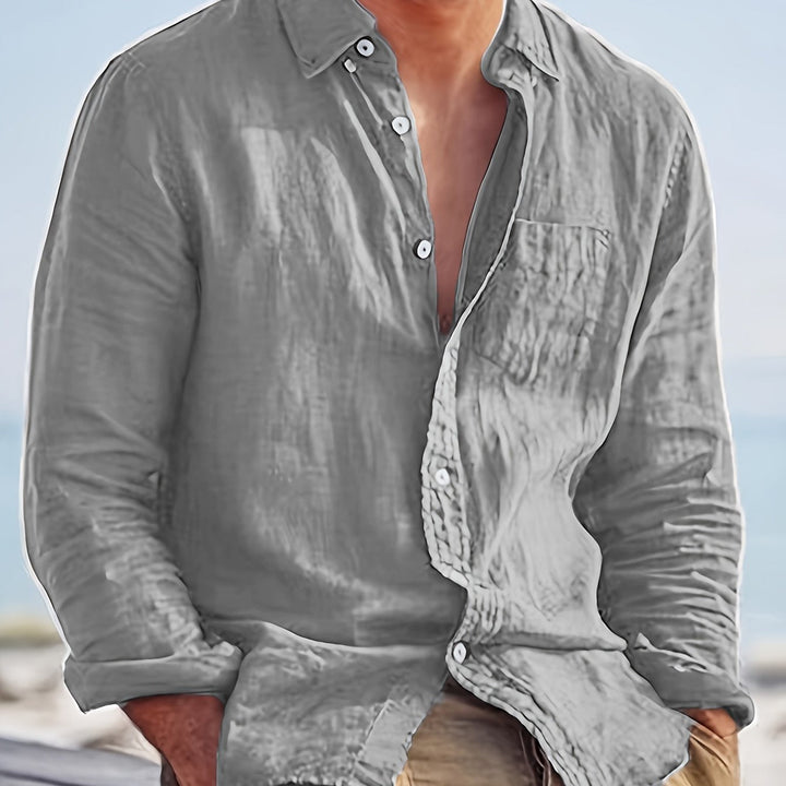 Cotton Shirt for Men - Elena Harper
